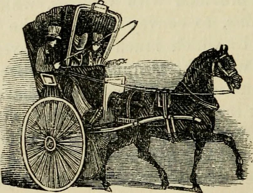 An illustration from The roads and railroads, vehicles, and modes of travelling, of ancient and modern countries; with accounts of bridges, tunnels, and canals, in various parts of the world .., 1839, leaf 267