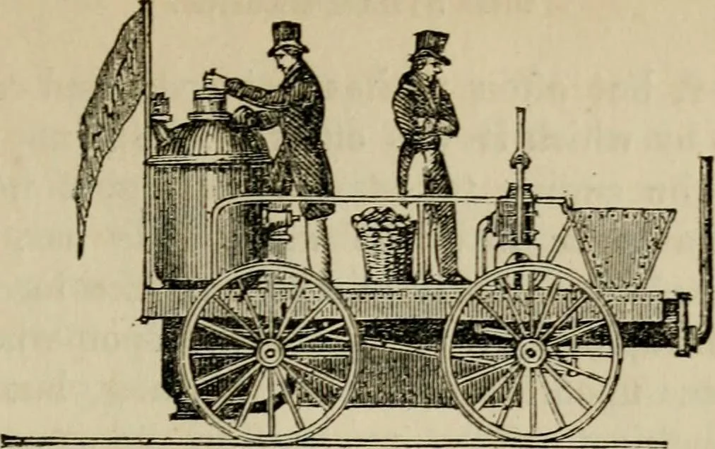 An illustration from The roads and railroads, vehicles, and modes of travelling, of ancient and modern countries; with accounts of bridges, tunnels, and canals, in various parts of the world .., 1839, leaf 292
