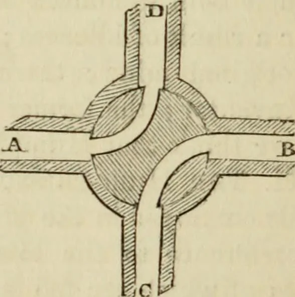 An illustration from The roads and railroads, vehicles, and modes of travelling, of ancient and modern countries; with accounts of bridges, tunnels, and canals, in various parts of the world .., 1839, leaf 297