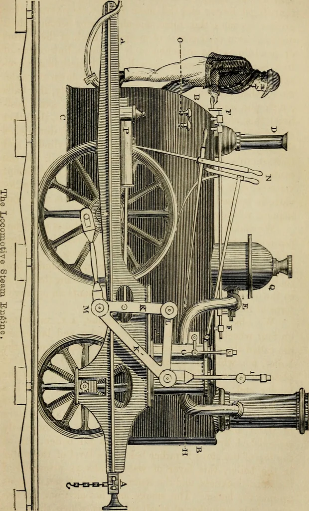 An illustration from The roads and railroads, vehicles, and modes of travelling, of ancient and modern countries; with accounts of bridges, tunnels, and canals, in various parts of the world .., 1839, leaf 304