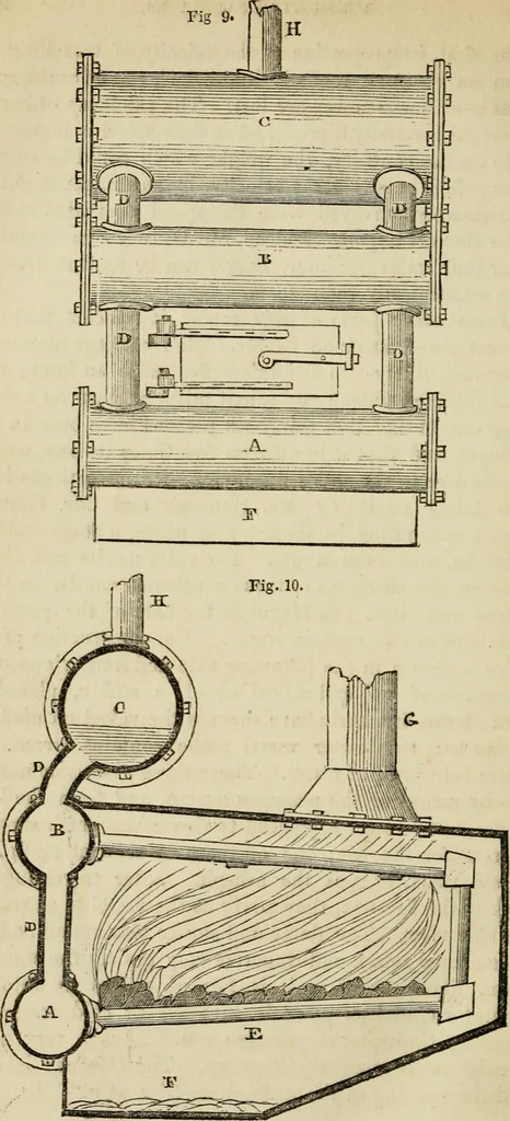 An illustration from The roads and railroads, vehicles, and modes of travelling, of ancient and modern countries; with accounts of bridges, tunnels, and canals, in various parts of the world .., 1839, leaf 313