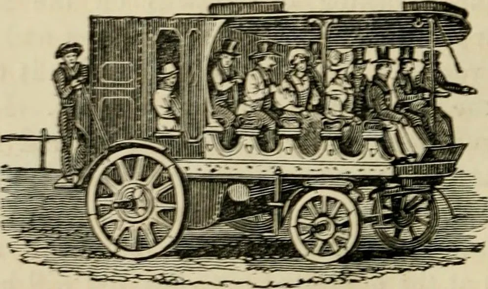 An illustration from The roads and railroads, vehicles, and modes of travelling, of ancient and modern countries; with accounts of bridges, tunnels, and canals, in various parts of the world .., 1839, leaf 315