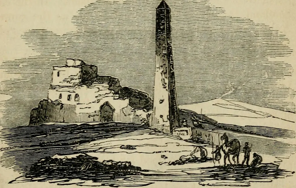 An illustration from The roads and railroads, vehicles, and modes of travelling, of ancient and modern countries; with accounts of bridges, tunnels, and canals, in various parts of the world .., 1839, leaf 46