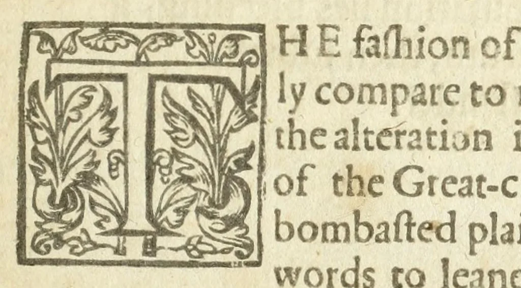 An illustration from The roaring girle, or, Moll Cut-Purse : as it hath lately beene acted on the Fortune-stage by the Prince His Players, 1611, leaf 7