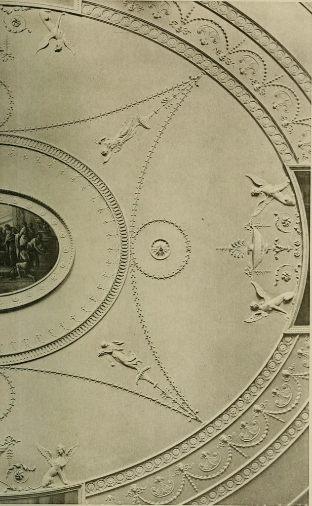 An illustration from Robert Adam & his brothers : their lives, work & influence on English architecture, decoration and furniture, 1915, leaf 100