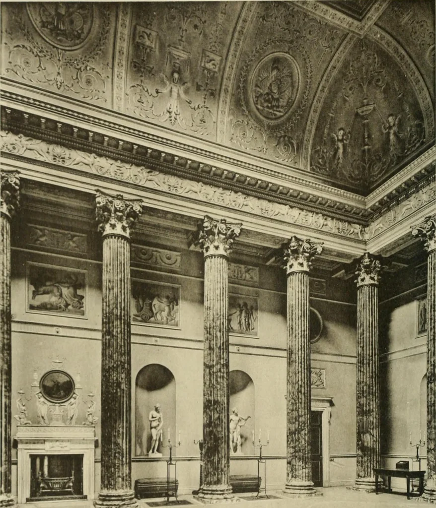An illustration from Robert Adam & his brothers : their lives, work & influence on English architecture, decoration and furniture, 1915, leaf 103
