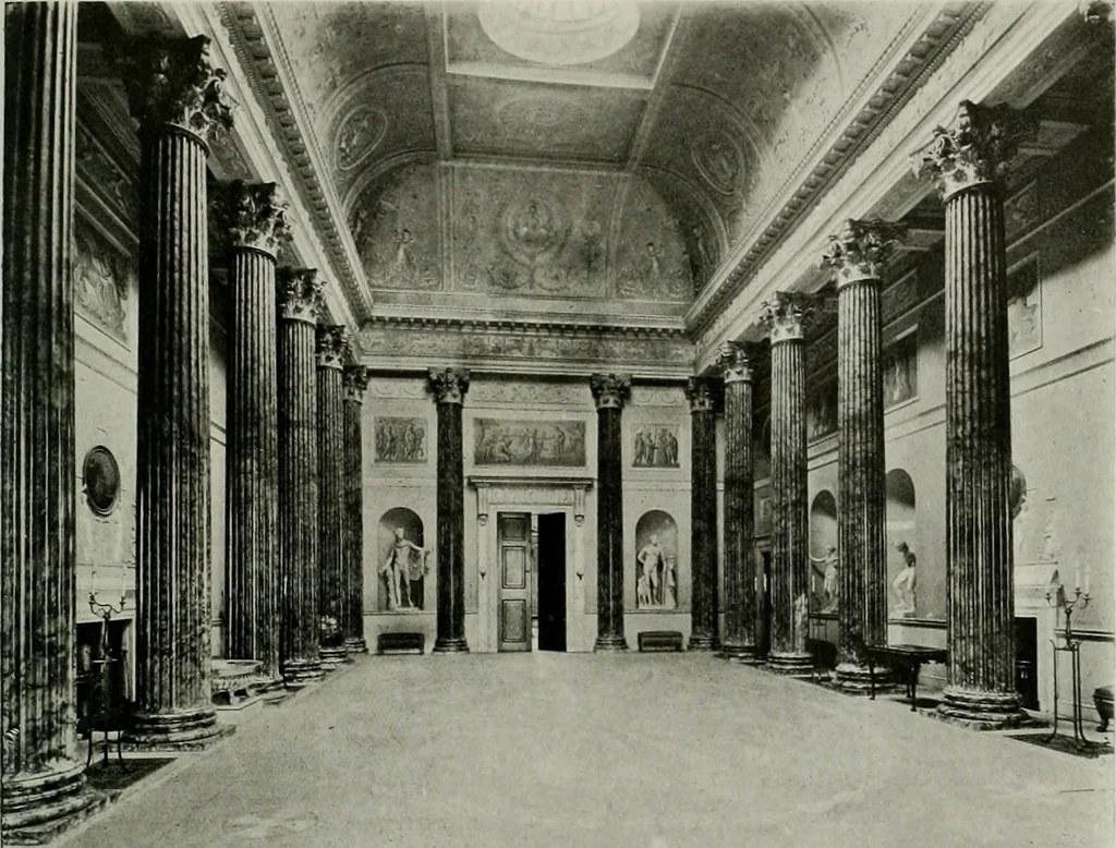 An illustration from Robert Adam & his brothers : their lives, work & influence on English architecture, decoration and furniture, 1915, leaf 128