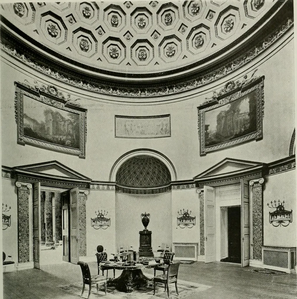 An illustration from Robert Adam & his brothers : their lives, work & influence on English architecture, decoration and furniture, 1915, leaf 132