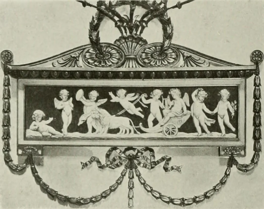 An illustration from Robert Adam & his brothers : their lives, work & influence on English architecture, decoration and furniture, 1915, leaf 133