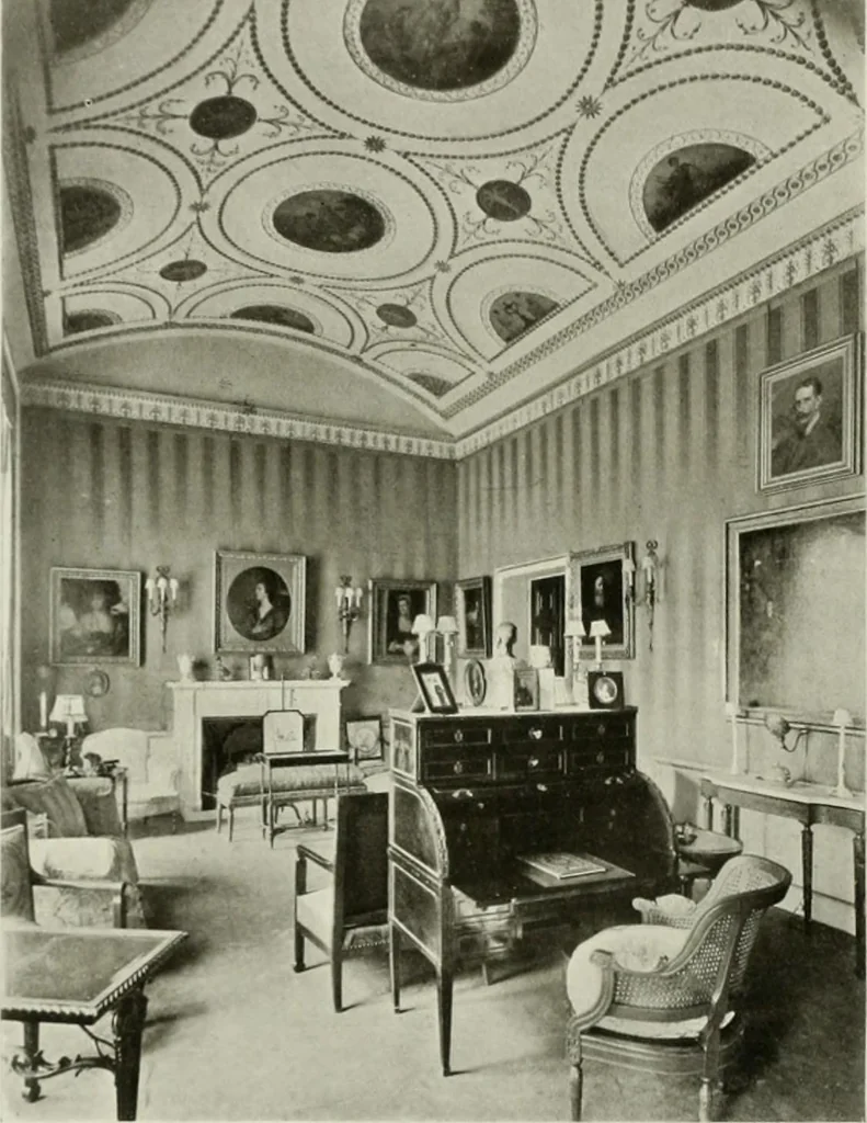 An illustration from Robert Adam & his brothers : their lives, work & influence on English architecture, decoration and furniture, 1915, leaf 143