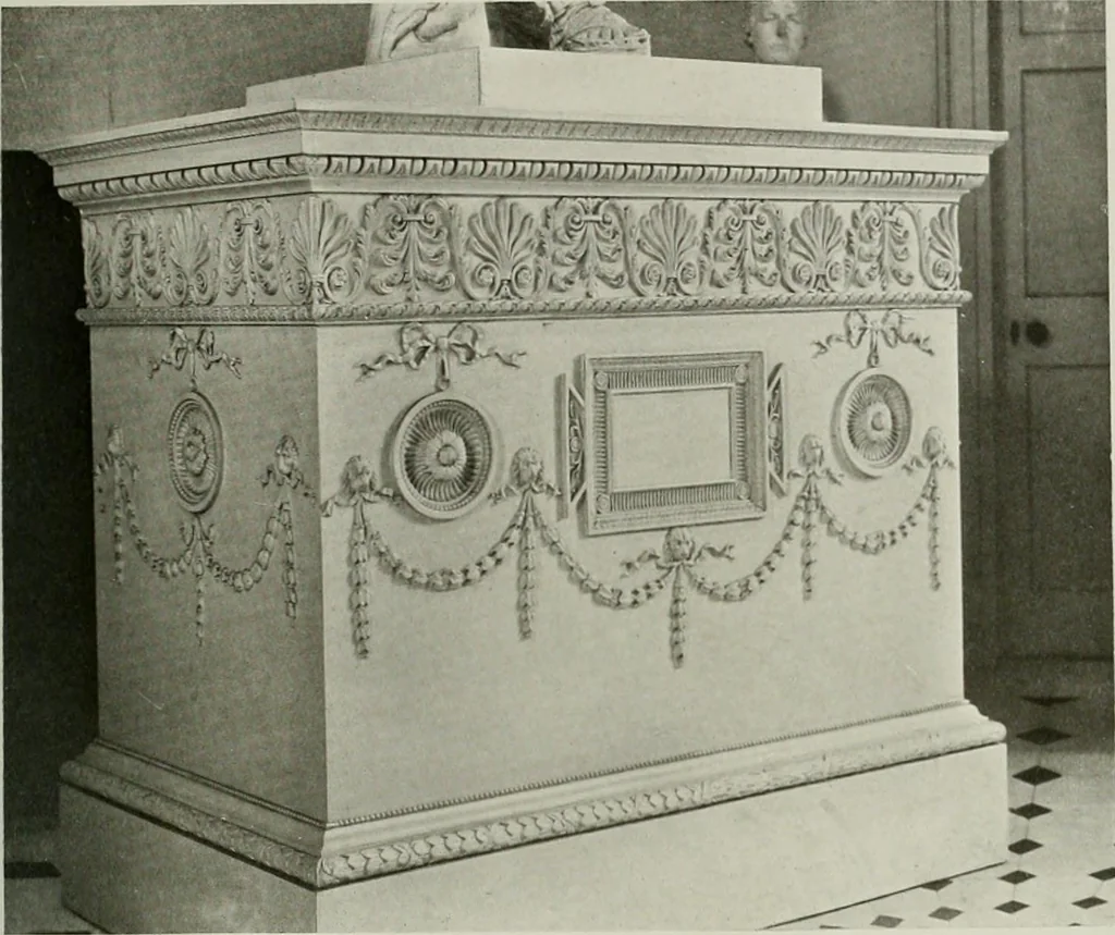 An illustration from Robert Adam & his brothers : their lives, work & influence on English architecture, decoration and furniture, 1915, leaf 180