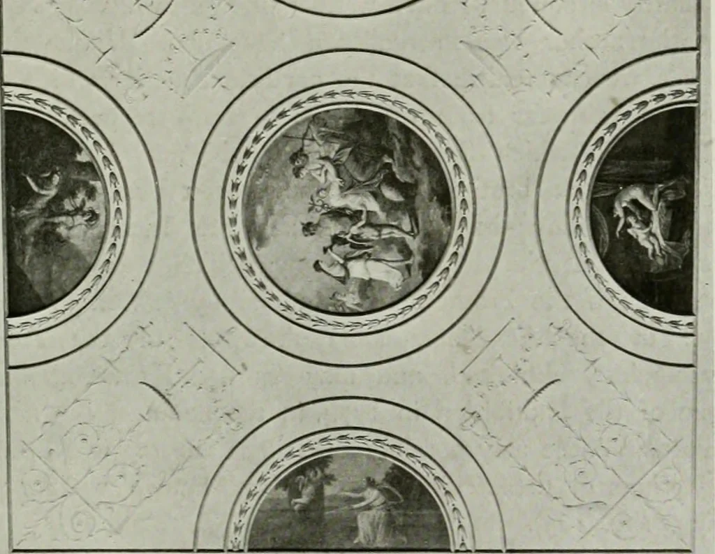An illustration from Robert Adam & his brothers : their lives, work & influence on English architecture, decoration and furniture, 1915, leaf 192