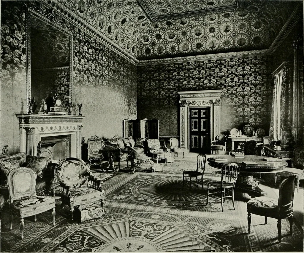 An illustration from Robert Adam & his brothers : their lives, work & influence on English architecture, decoration and furniture, 1915, leaf 196