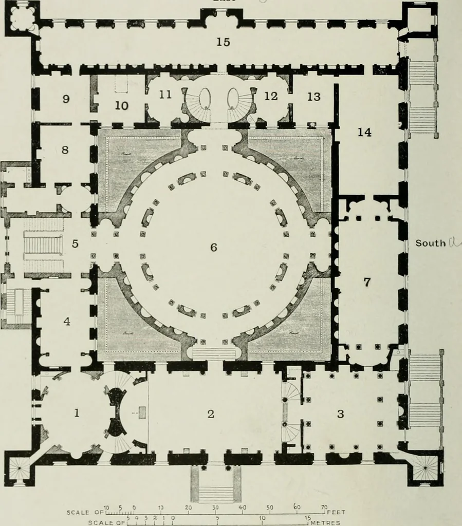 An illustration from Robert Adam & his brothers : their lives, work & influence on English architecture, decoration and furniture, 1915, leaf 197