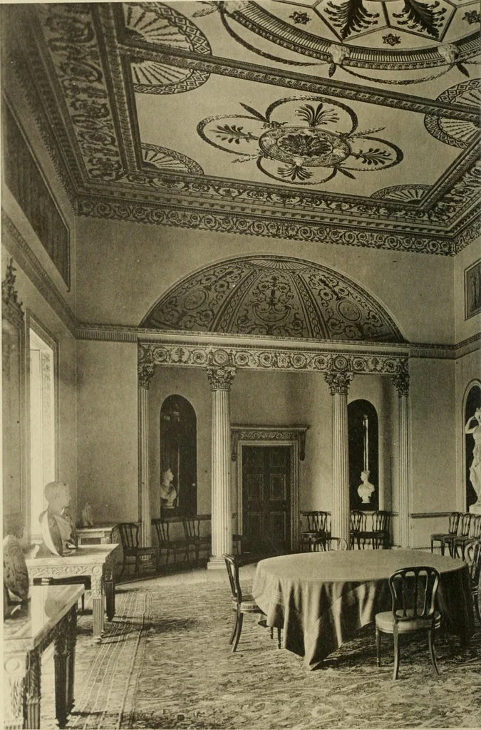 An illustration from Robert Adam & his brothers : their lives, work & influence on English architecture, decoration and furniture, 1915, leaf 201
