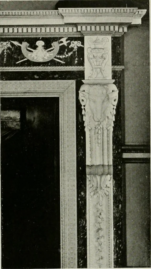 An illustration from Robert Adam & his brothers : their lives, work & influence on English architecture, decoration and furniture, 1915, leaf 208