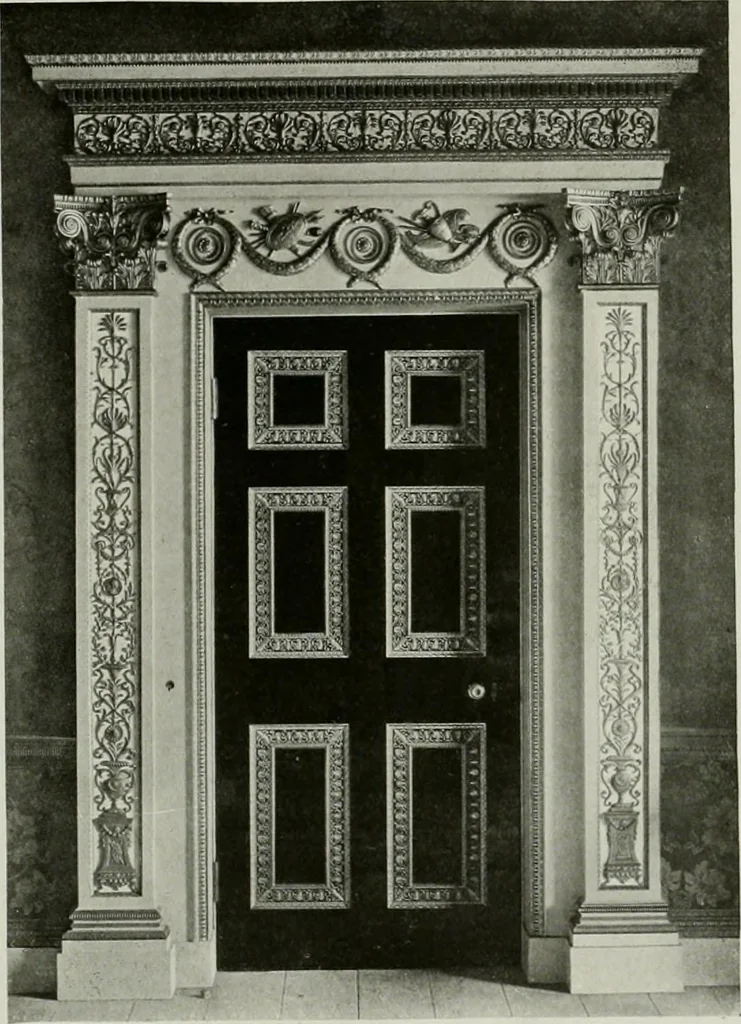 An illustration from Robert Adam & his brothers : their lives, work & influence on English architecture, decoration and furniture, 1915, leaf 210