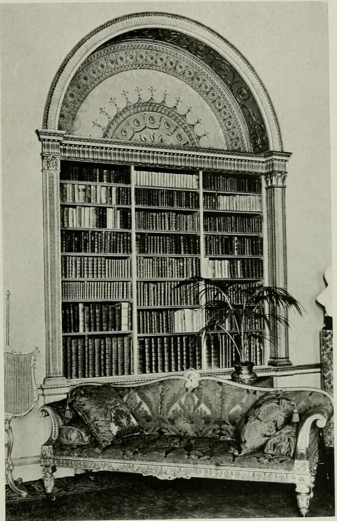 An illustration from Robert Adam & his brothers : their lives, work & influence on English architecture, decoration and furniture, 1915, leaf 218