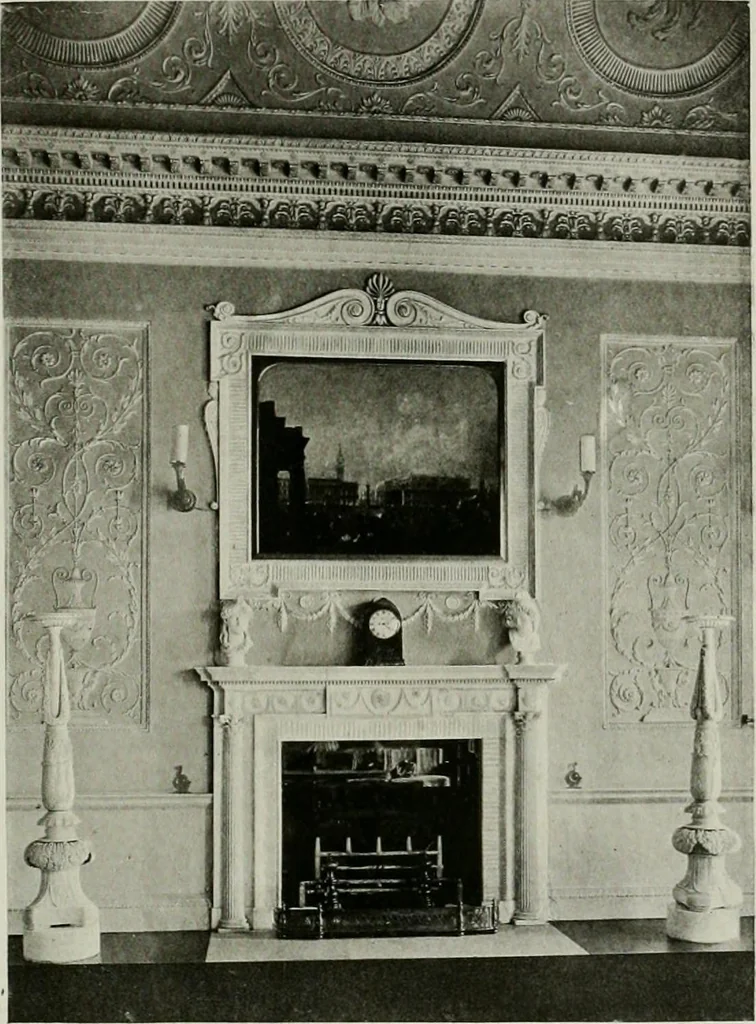 An illustration from Robert Adam & his brothers : their lives, work & influence on English architecture, decoration and furniture, 1915, leaf 228