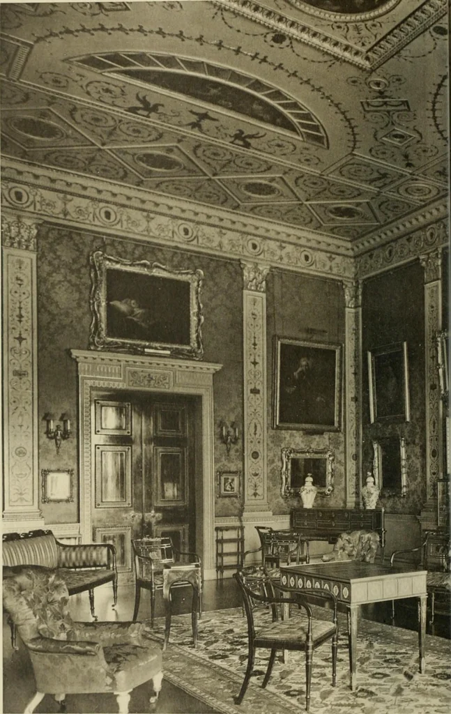 An illustration from Robert Adam & his brothers : their lives, work & influence on English architecture, decoration and furniture, 1915, leaf 231