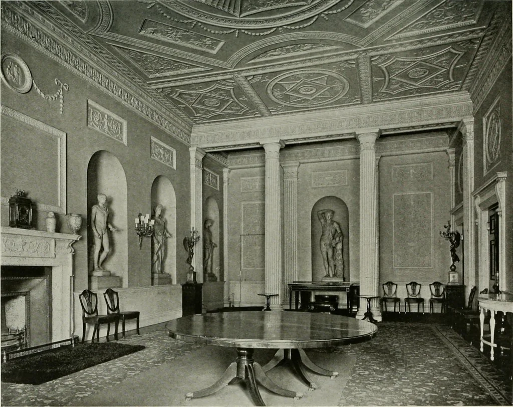 An illustration from Robert Adam & his brothers : their lives, work & influence on English architecture, decoration and furniture, 1915, leaf 236
