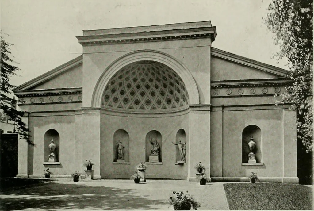 An illustration from Robert Adam & his brothers : their lives, work & influence on English architecture, decoration and furniture, 1915, leaf 240