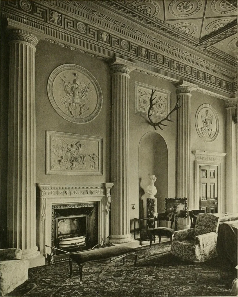 An illustration from Robert Adam & his brothers : their lives, work & influence on English architecture, decoration and furniture, 1915, leaf 246