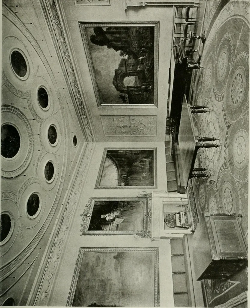An illustration from Robert Adam & his brothers : their lives, work & influence on English architecture, decoration and furniture, 1915, leaf 250