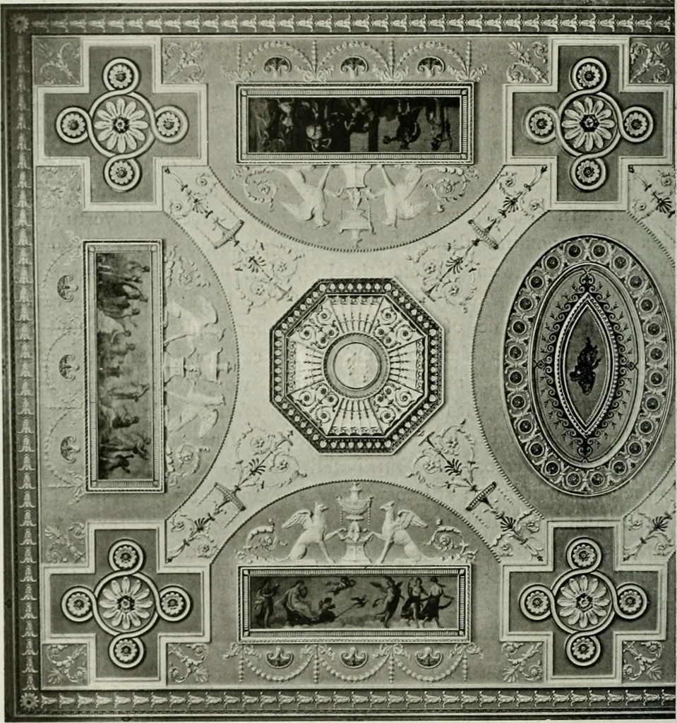 An illustration from Robert Adam & his brothers : their lives, work & influence on English architecture, decoration and furniture, 1915, leaf 257