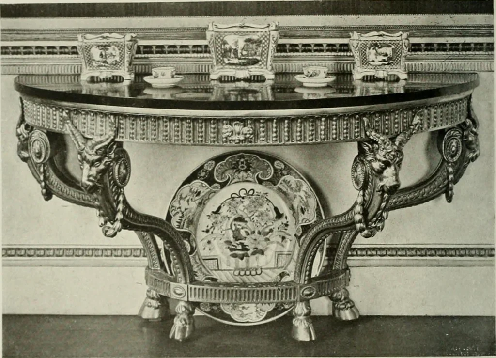 An illustration from Robert Adam & his brothers : their lives, work & influence on English architecture, decoration and furniture, 1915, leaf 259