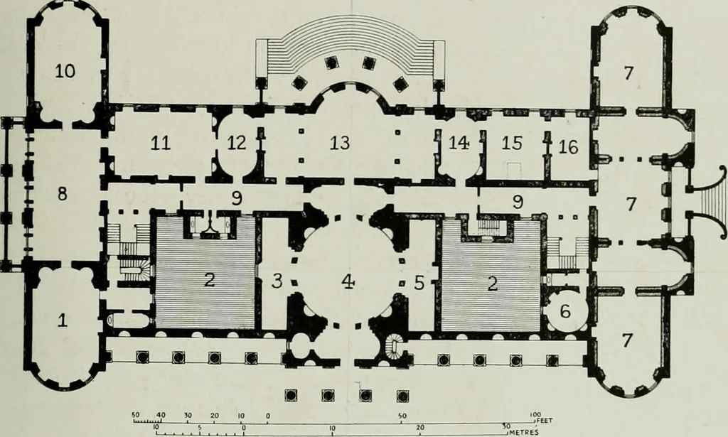 An illustration from Robert Adam & his brothers : their lives, work & influence on English architecture, decoration and furniture, 1915, leaf 268