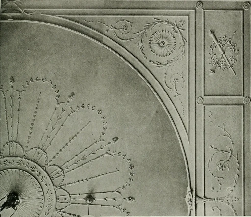 An illustration from Robert Adam & his brothers : their lives, work & influence on English architecture, decoration and furniture, 1915, leaf 284