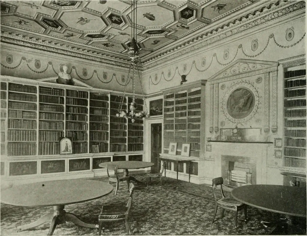 An illustration from Robert Adam & his brothers : their lives, work & influence on English architecture, decoration and furniture, 1915, leaf 285