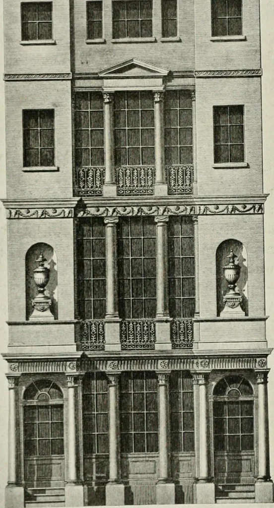 An illustration from Robert Adam & his brothers : their lives, work & influence on English architecture, decoration and furniture, 1915, leaf 291