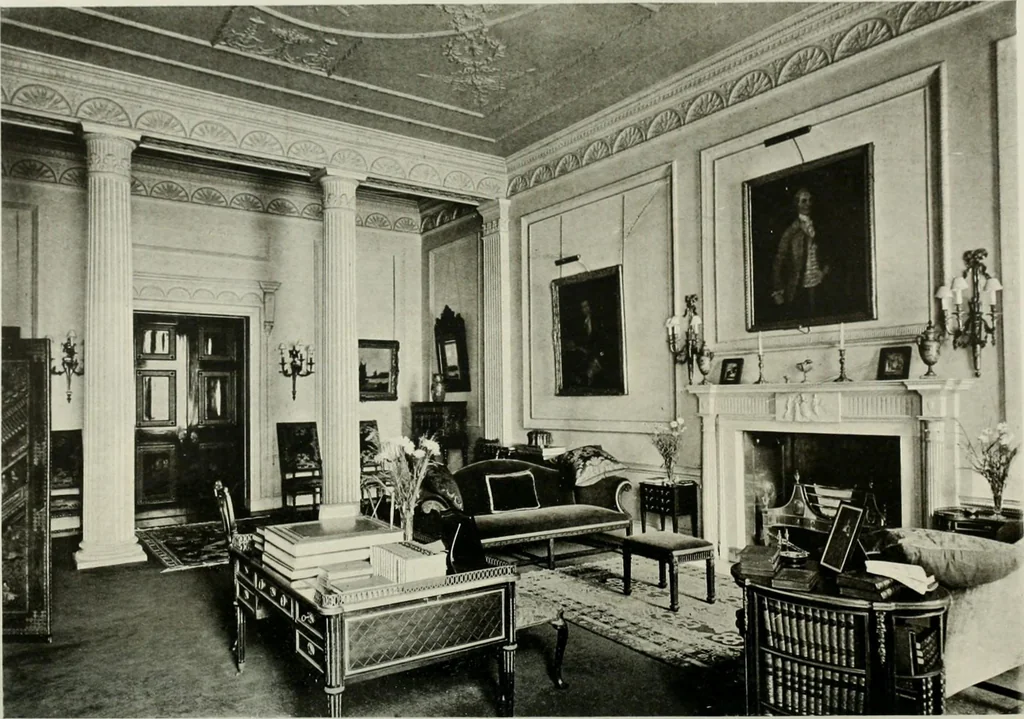 An illustration from Robert Adam & his brothers : their lives, work & influence on English architecture, decoration and furniture, 1915, leaf 293