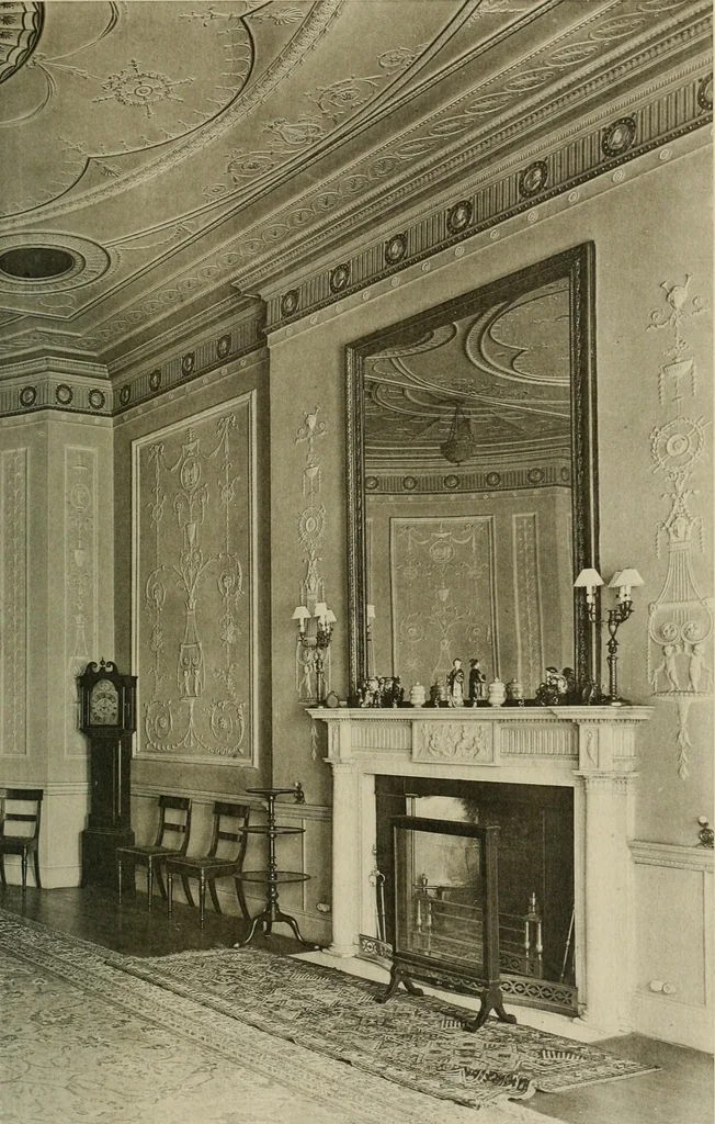 An illustration from Robert Adam & his brothers : their lives, work & influence on English architecture, decoration and furniture, 1915, leaf 300