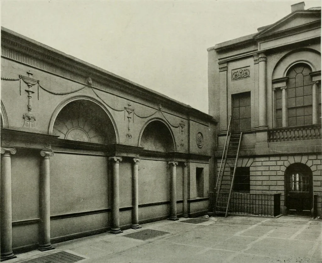 An illustration from Robert Adam & his brothers : their lives, work & influence on English architecture, decoration and furniture, 1915, leaf 303