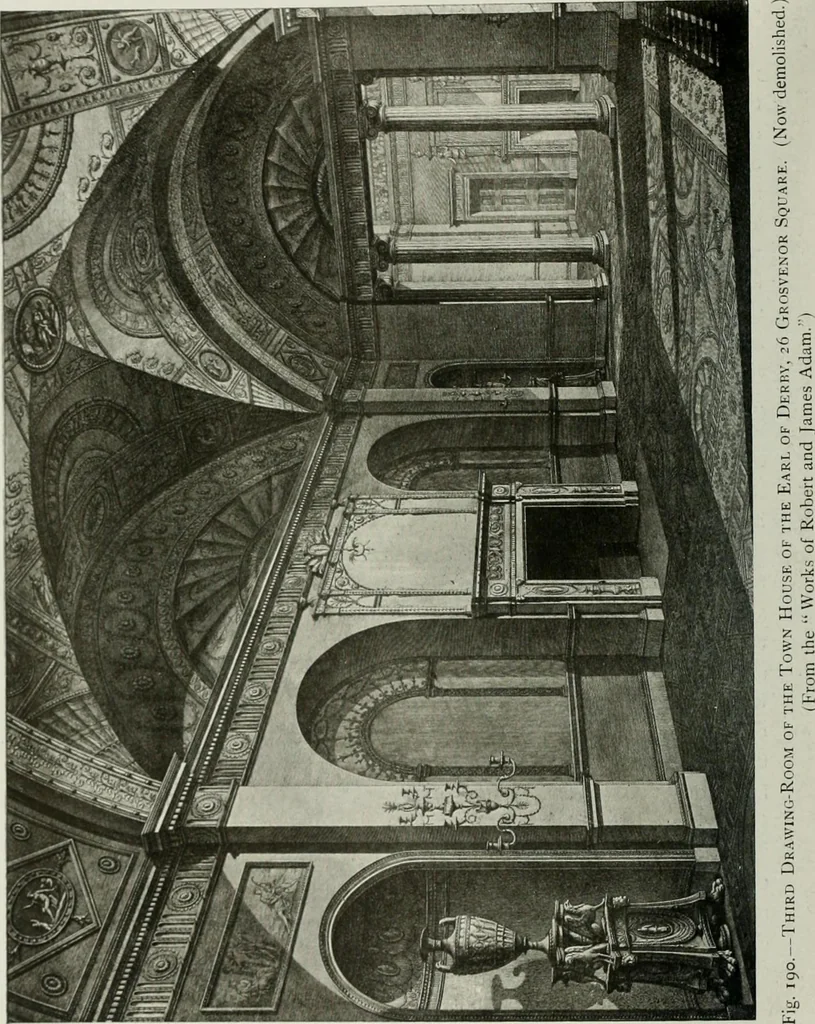 An illustration from Robert Adam & his brothers : their lives, work & influence on English architecture, decoration and furniture, 1915, leaf 311