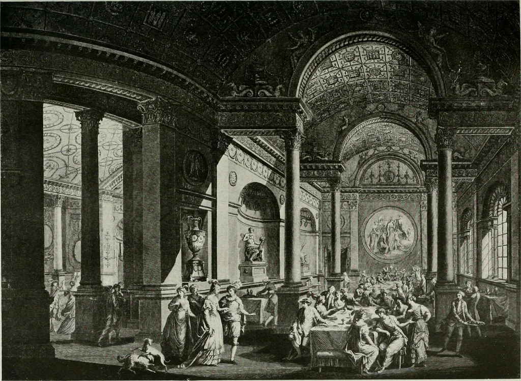 An illustration from Robert Adam & his brothers : their lives, work & influence on English architecture, decoration and furniture, 1915, leaf 312