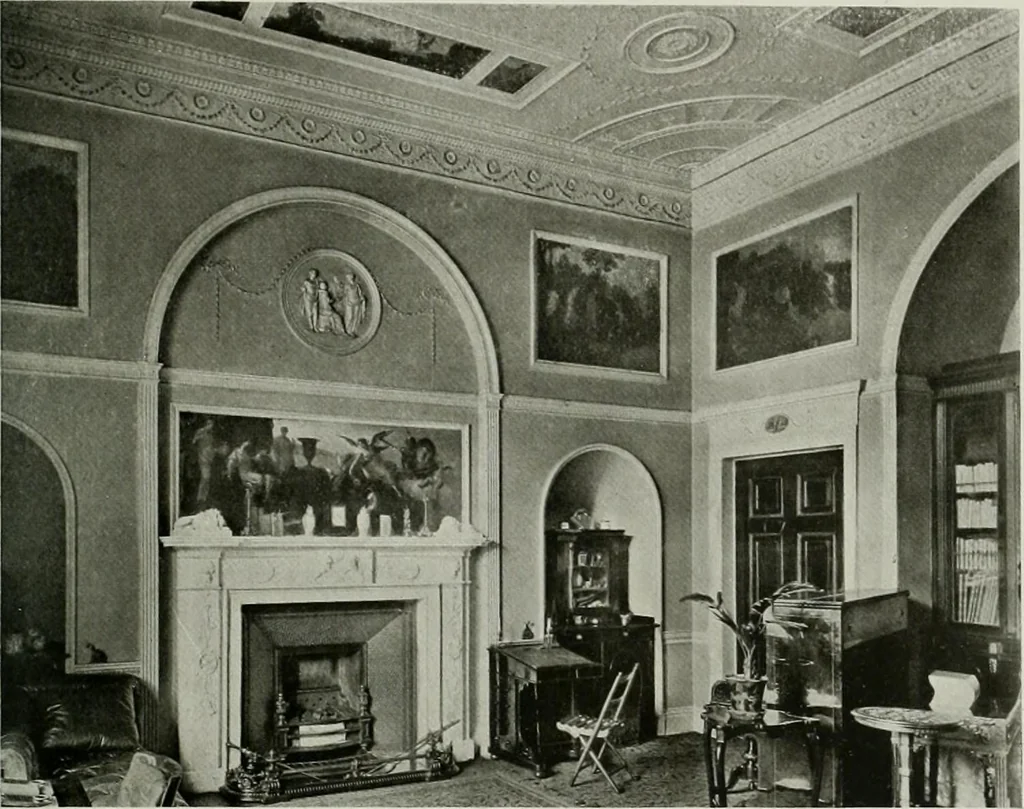 An illustration from Robert Adam & his brothers : their lives, work & influence on English architecture, decoration and furniture, 1915, leaf 314