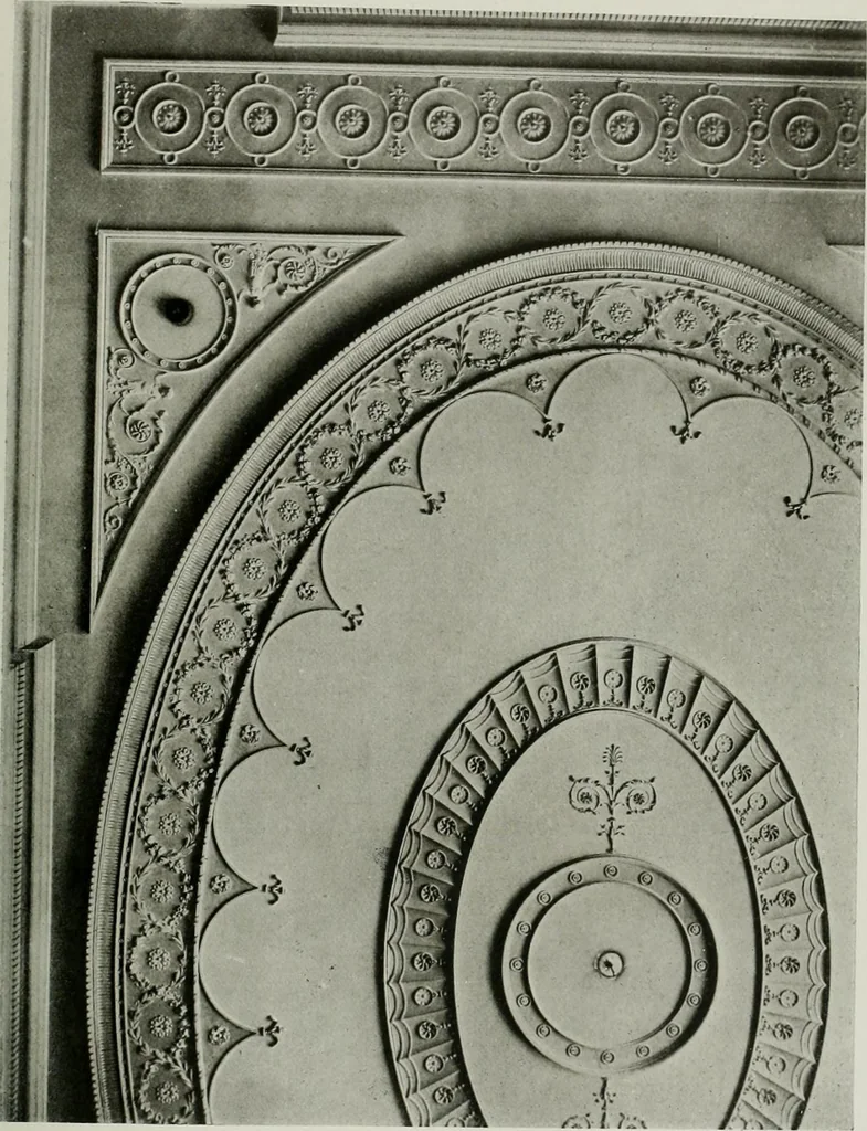 An illustration from Robert Adam & his brothers : their lives, work & influence on English architecture, decoration and furniture, 1915, leaf 328