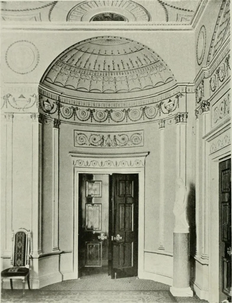 An illustration from Robert Adam & his brothers : their lives, work & influence on English architecture, decoration and furniture, 1915, leaf 333