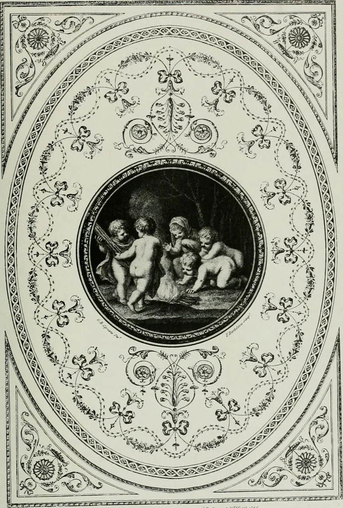 An illustration from Robert Adam & his brothers : their lives, work & influence on English architecture, decoration and furniture, 1915, leaf 338