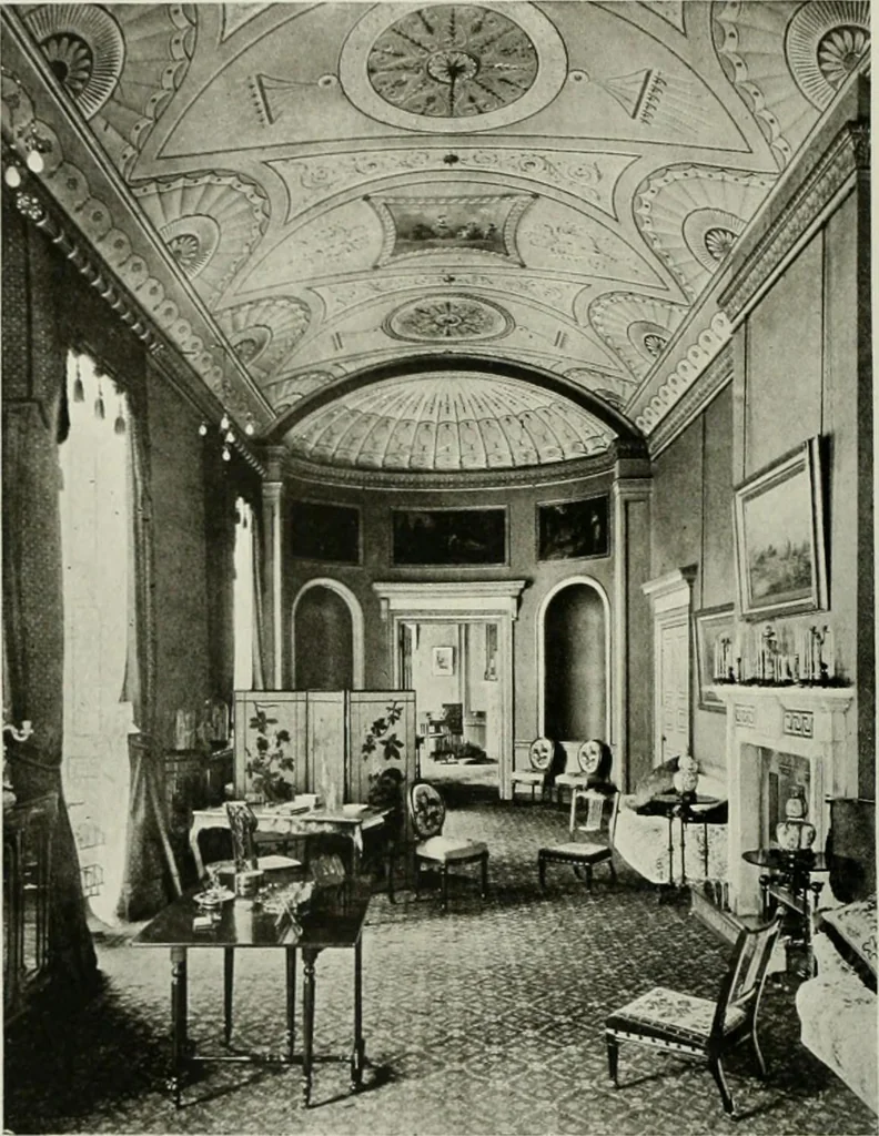 An illustration from Robert Adam & his brothers : their lives, work & influence on English architecture, decoration and furniture, 1915, leaf 341