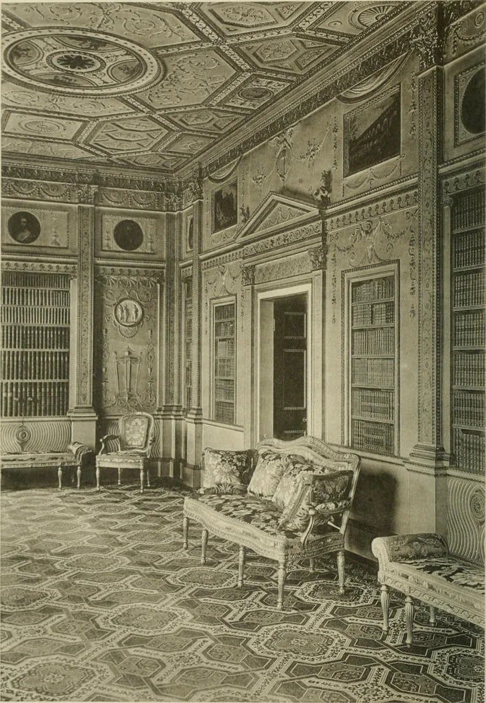 An illustration from Robert Adam & his brothers : their lives, work & influence on English architecture, decoration and furniture, 1915, leaf 7
