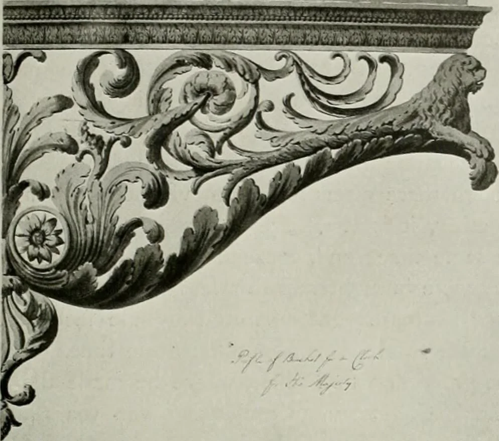 An illustration from Robert Adam & his brothers : their lives, work & influence on English architecture, decoration and furniture, 1915, leaf 74