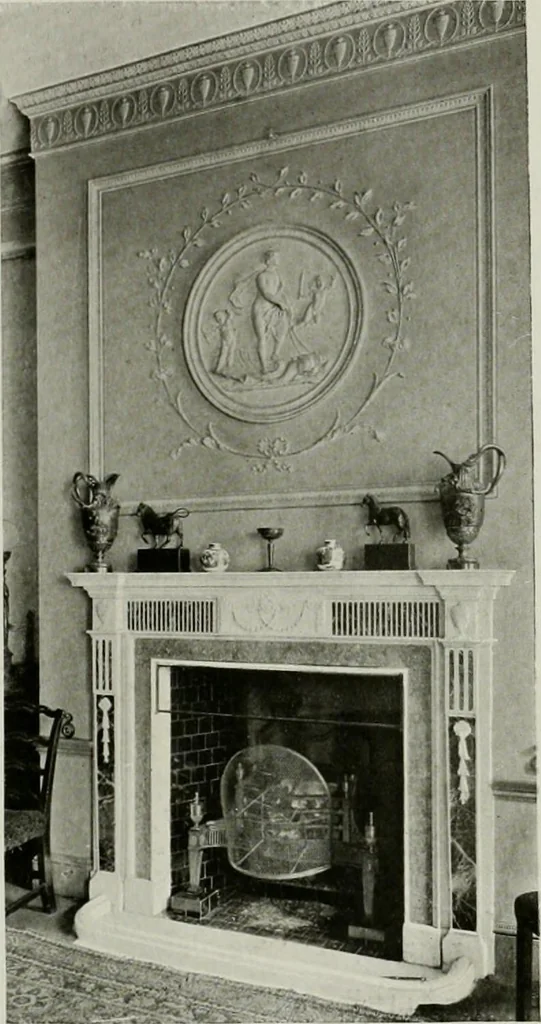 An illustration from Robert Adam & his brothers : their lives, work & influence on English architecture, decoration and furniture, 1915, leaf 90
