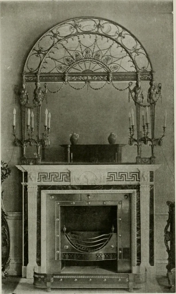 An illustration from Robert Adam & his brothers : their lives, work & influence on English architecture, decoration and furniture, 1915, leaf 92