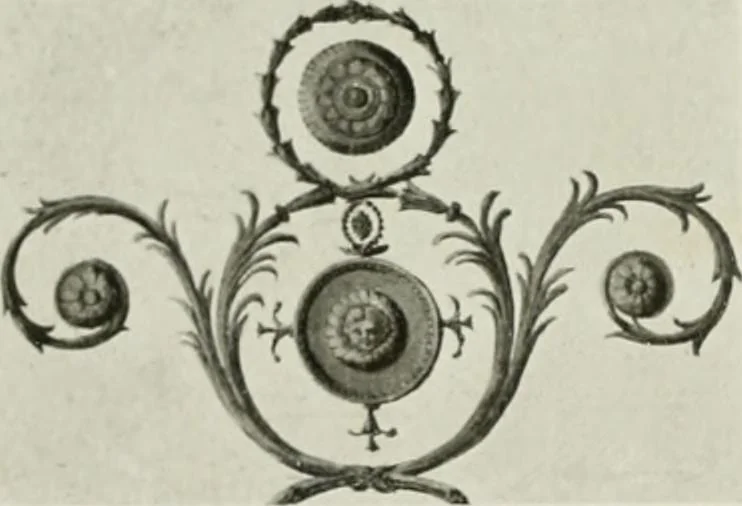 An illustration from Robert Adam & his brothers : their lives, work & influence on English architecture, decoration and furniture, 1915, leaf 93