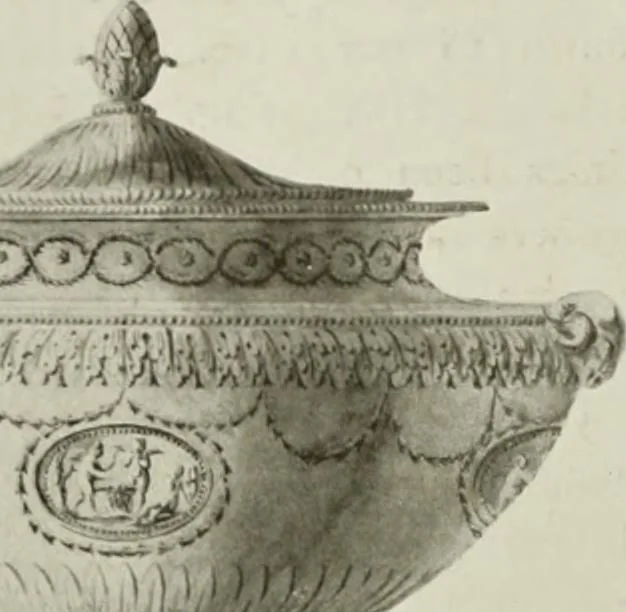 An illustration from Robert Adam & his brothers : their lives, work & influence on English architecture, decoration and furniture, 1915, leaf 95